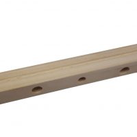 Wooden nut and groove perch